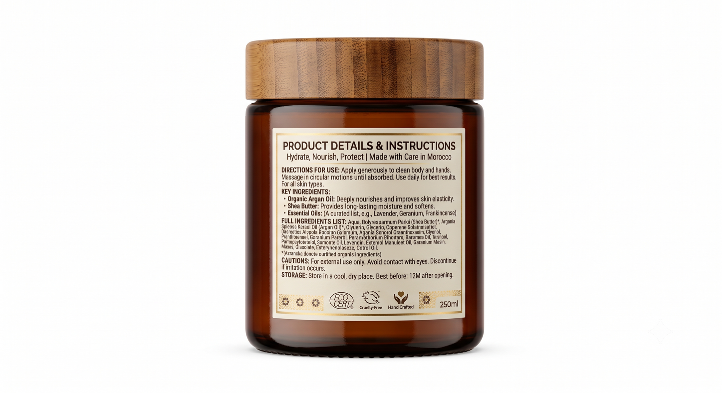 HAIFA COSMETICS | Body & Hand Moisturizing Cream — 250ml