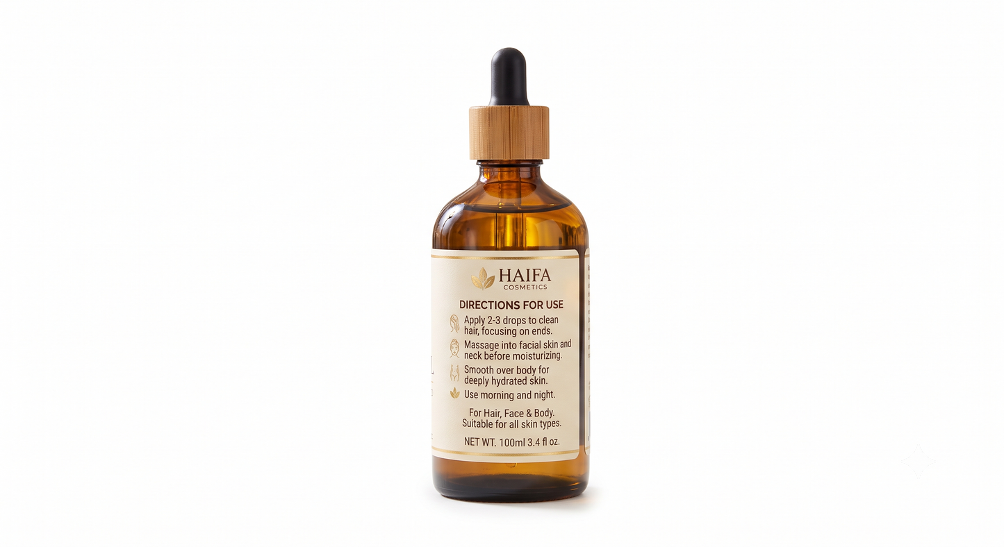 HAIFA COSMETICS | Pure Moroccan Argan Oil — 100ml
